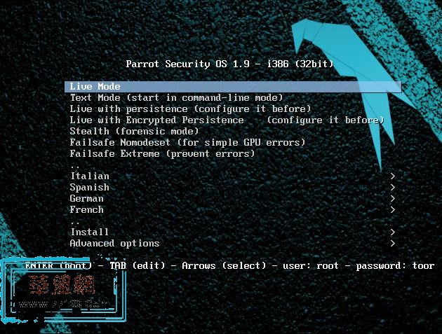 炫酷的渗透系统Parrot Security OS