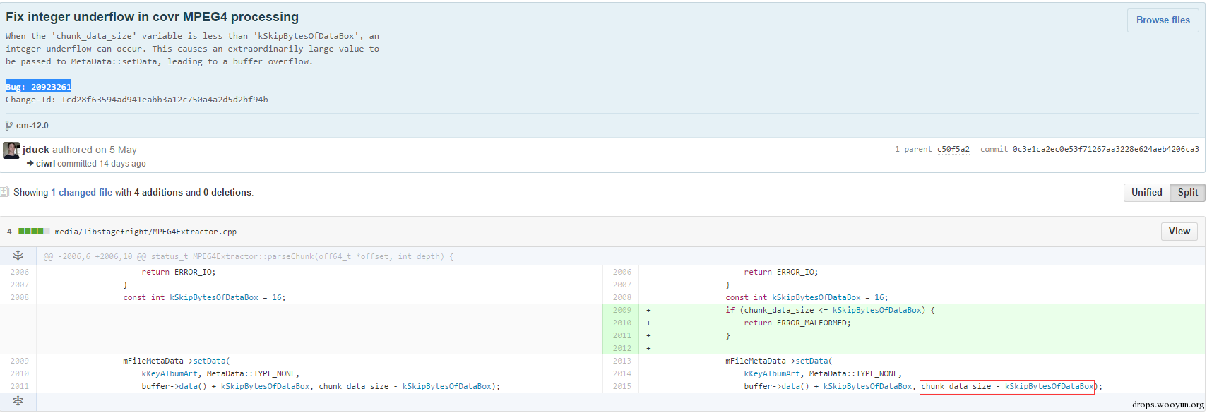 抛砖引玉——Stagefright漏洞初探
