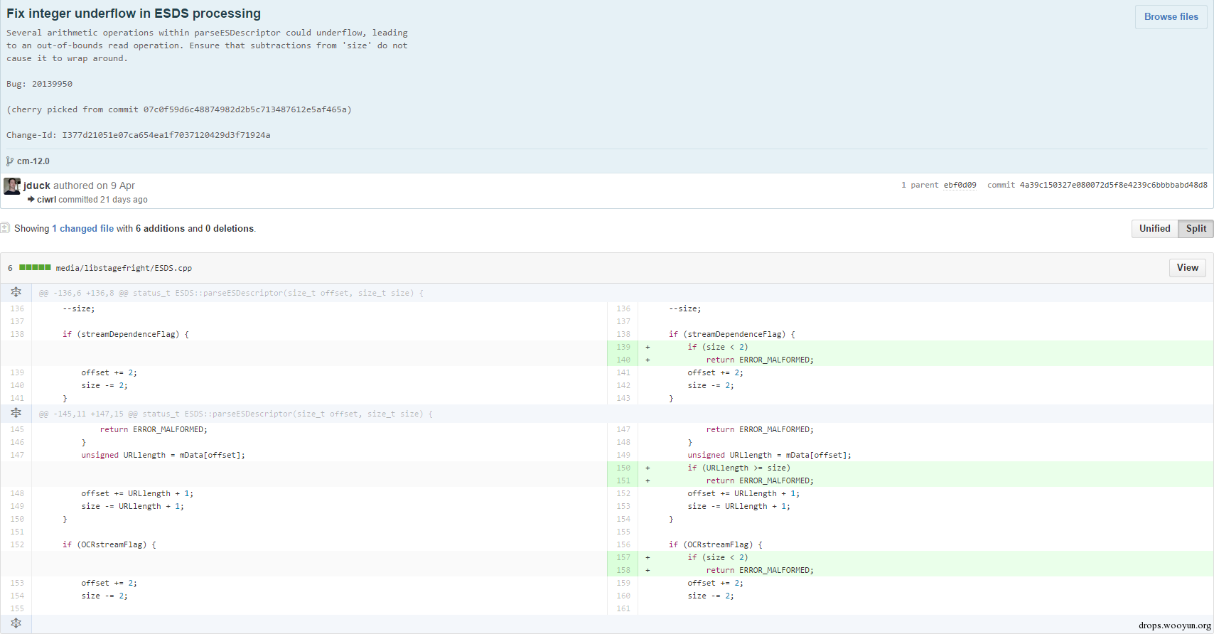 抛砖引玉——Stagefright漏洞初探