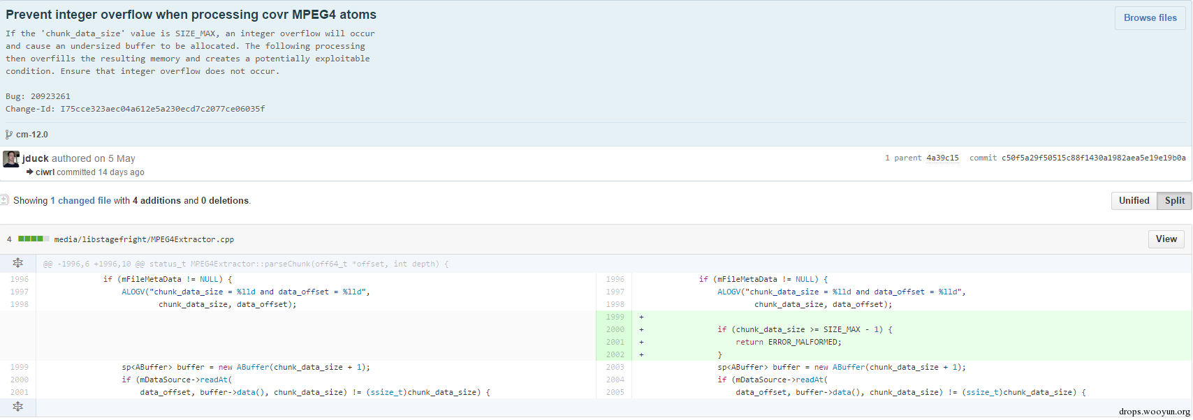 抛砖引玉——Stagefright漏洞初探