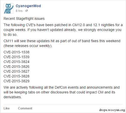 抛砖引玉——Stagefright漏洞初探