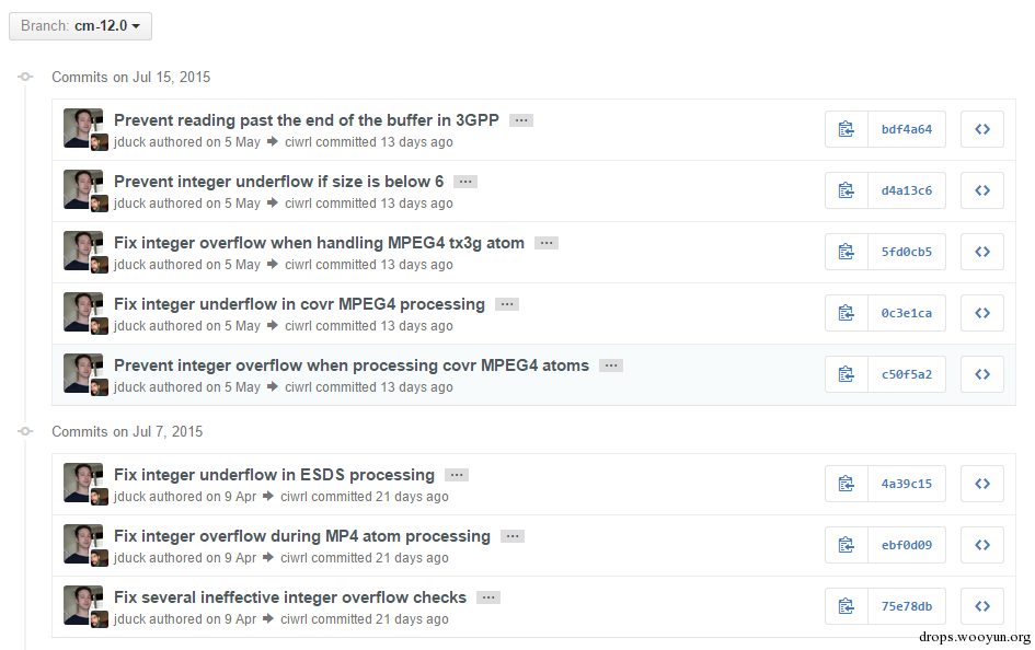抛砖引玉——Stagefright漏洞初探