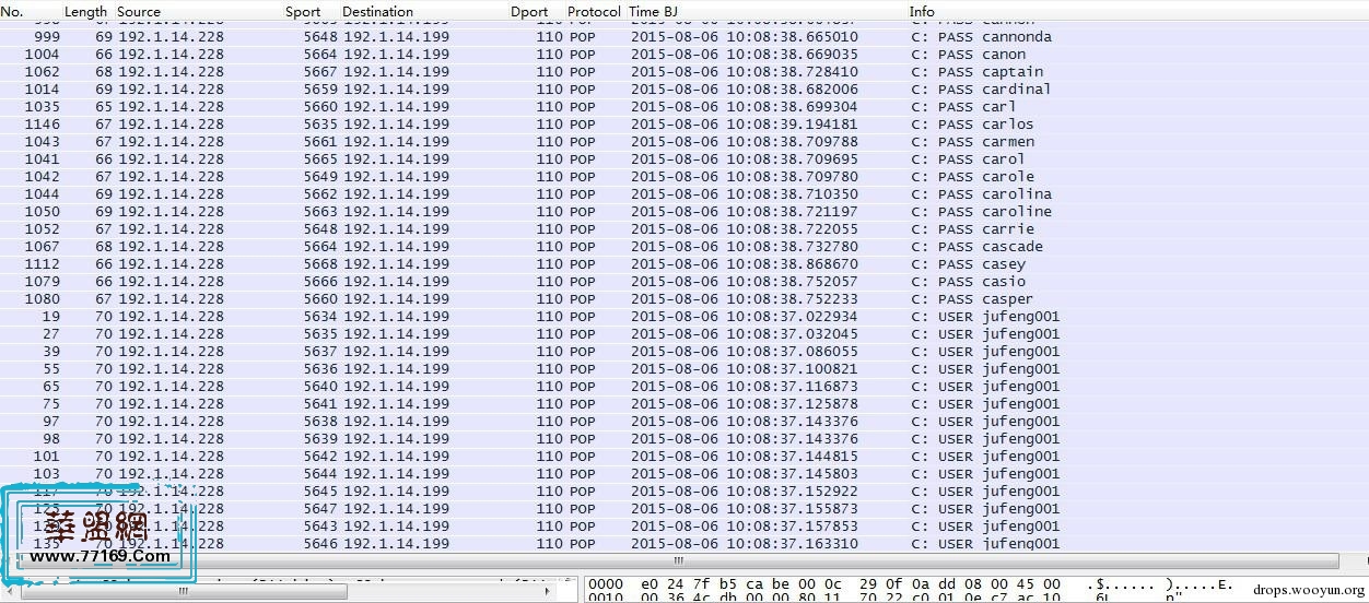 Wireshark黑客发现之旅（4）——暴力破解