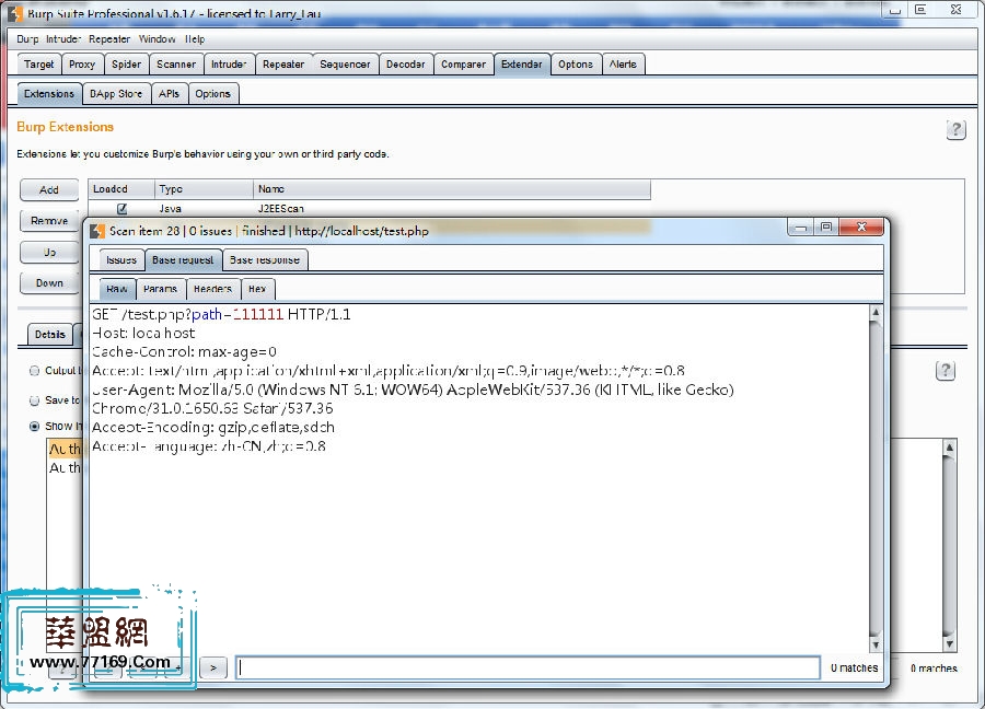 本地文件包含漏洞检测工具 – Burp国产插件LFI scanner checks