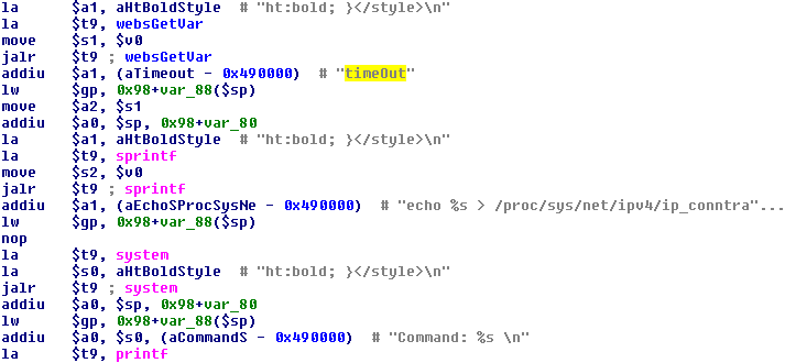 贝尔金F9K1111固件漏洞分析