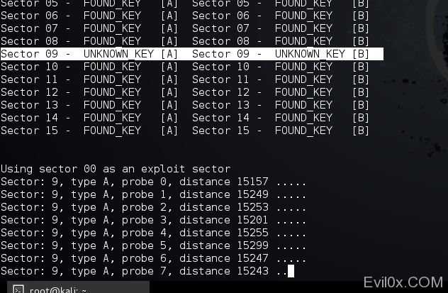Kali平台下的M1卡破解 实战篇