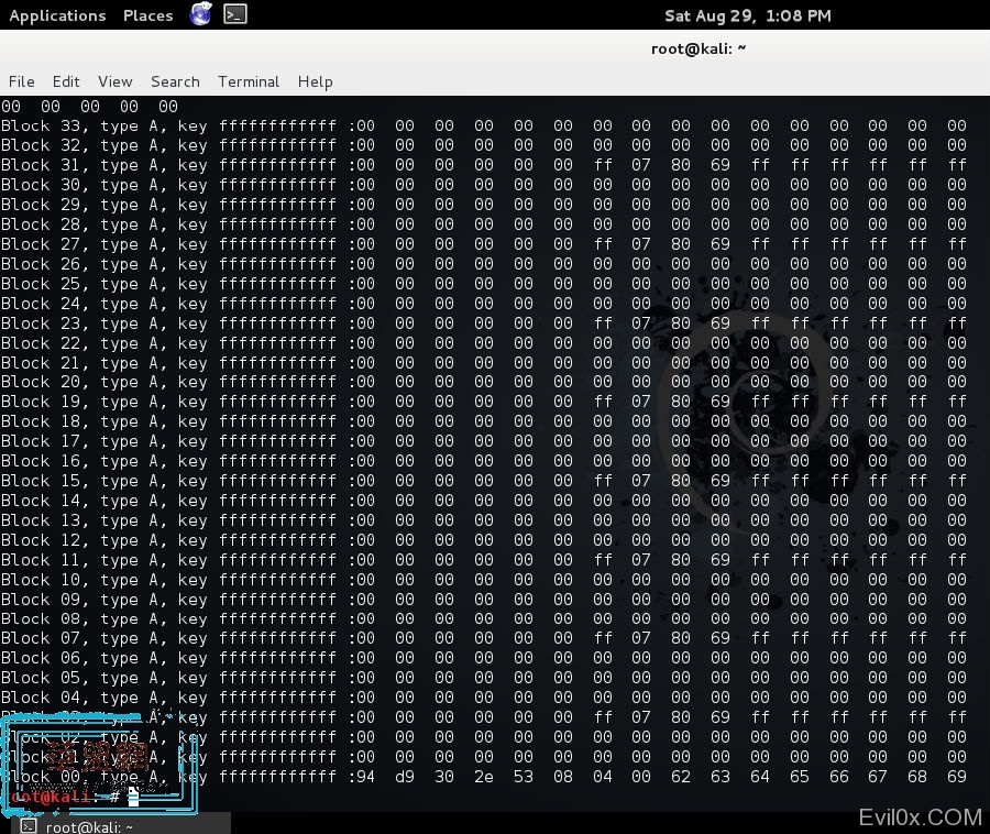 Kali平台下的M1卡破解 实战篇