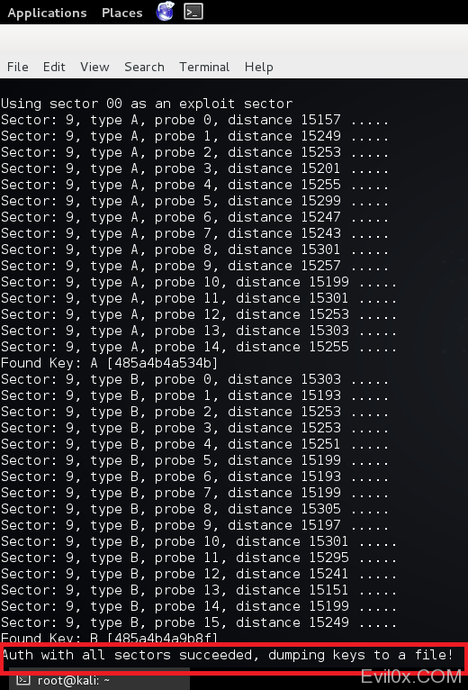 Kali平台下的M1卡破解 实战篇