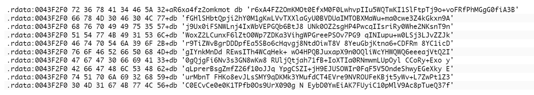 一种在恶意软件中常见的字符串和Payload混淆技术