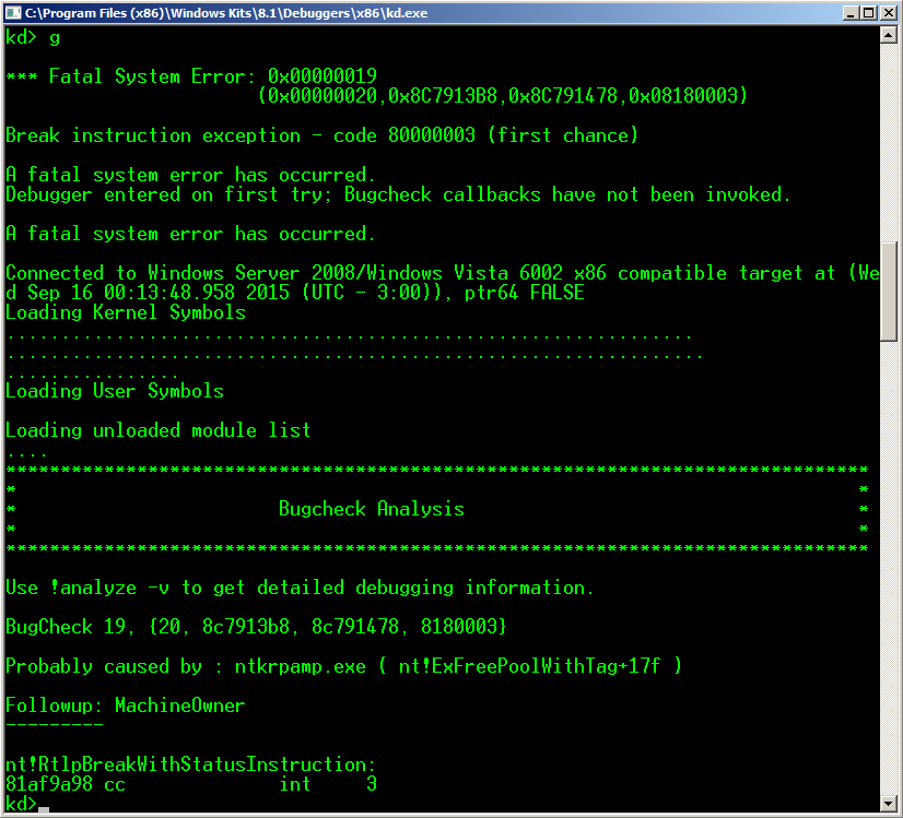 MS15-083：Windows SMB内存损坏漏洞分析