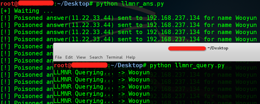 利用 LLMNR 名称解析缺陷劫持内网指定主机会话