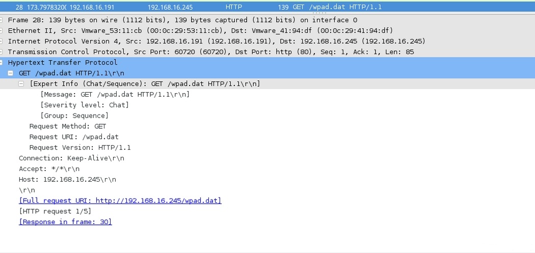 基于WPAD的中间人攻击