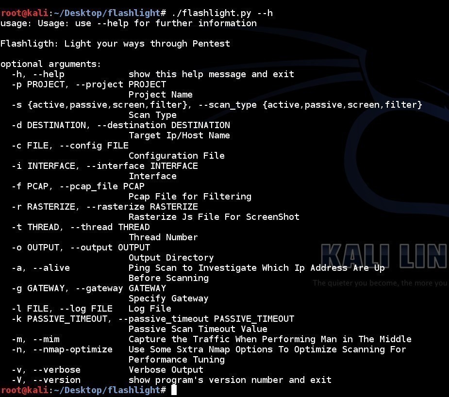 Flashlight：用于渗透测试的自动化信息收集工具