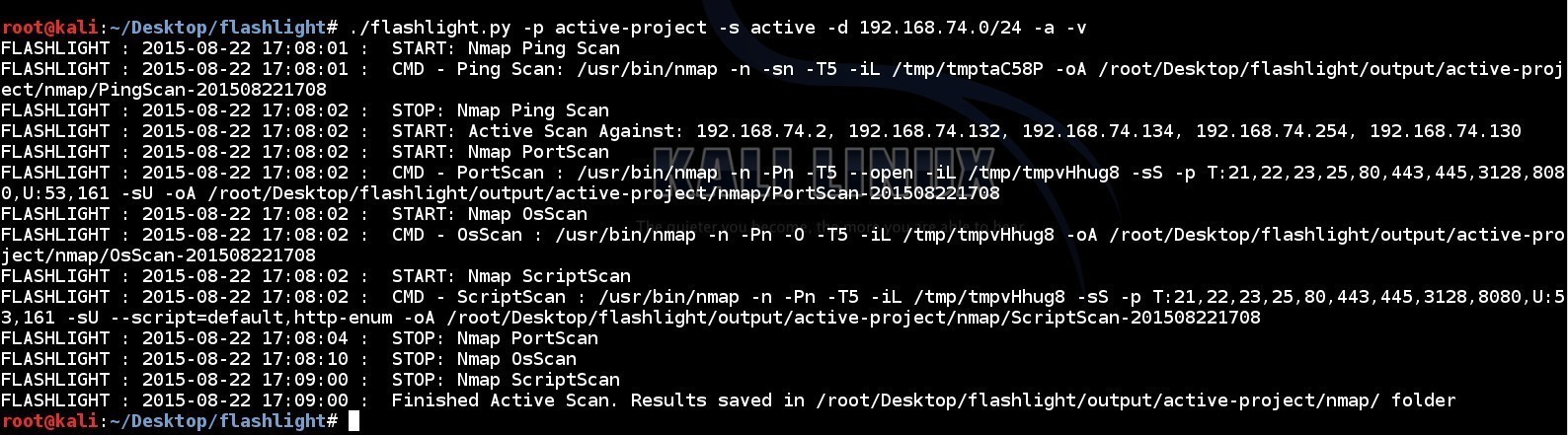 Flashlight：用于渗透测试的自动化信息收集工具