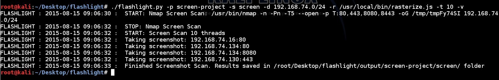 Flashlight：用于渗透测试的自动化信息收集工具
