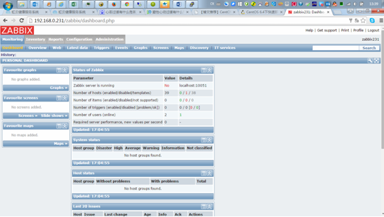 Centos安装zabbix常见问题解决方法