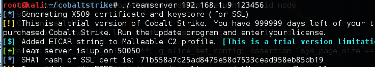 在Kali 2.0下安装破解最新版Cobalt Strike