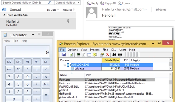 企业级应用杀手：针对Microsoft Outlook的攻击向量－BadWinmail