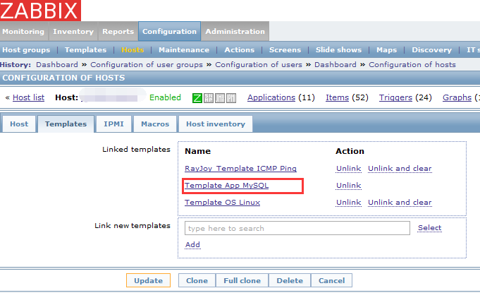 用zabbix监控mysql数据库全解
