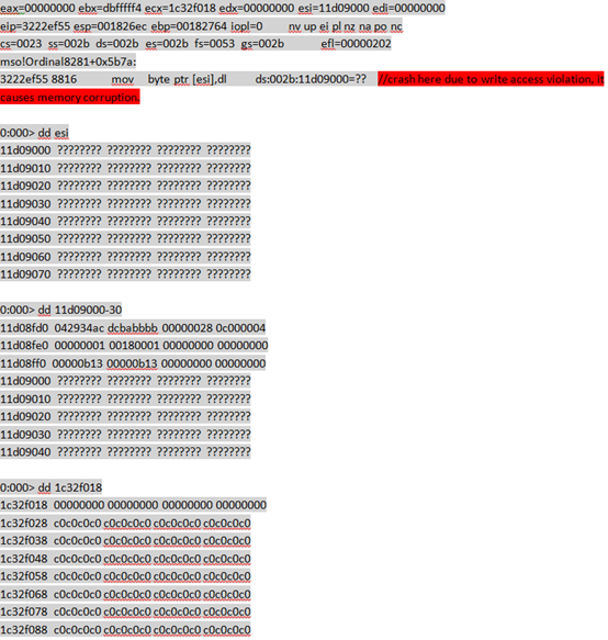 深度分析微软Office RTF文件堆溢出漏洞（CVE-2016-0010）