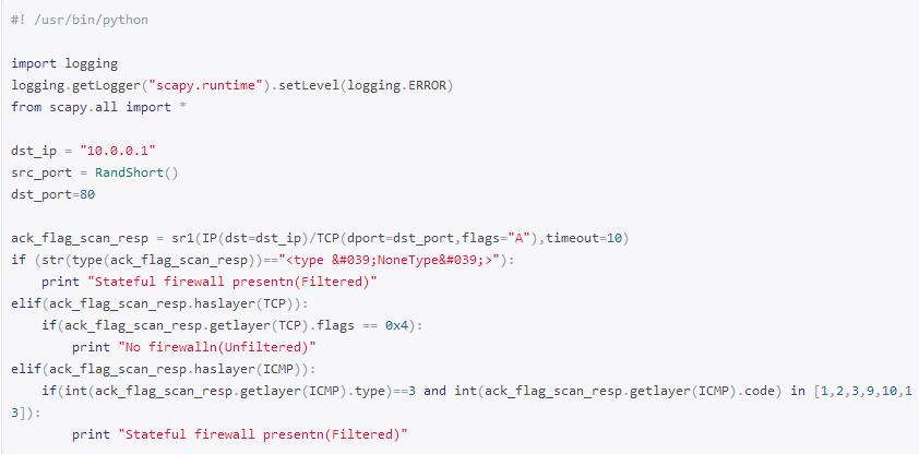如何用Scapy写一个端口扫描器？