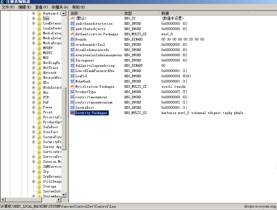 域渗透——Security Support Provider