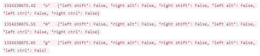 键盘记录工具PyKeylogger