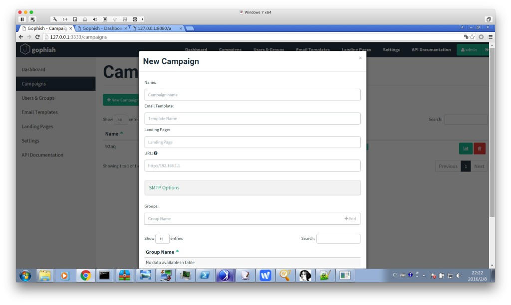 Gophish – 开源钓鱼框架