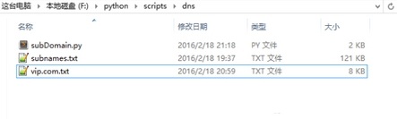 python脚本--暴力破解二级域名