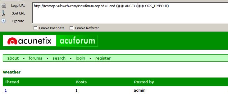 一个罕见的MSSQL注入漏洞案例