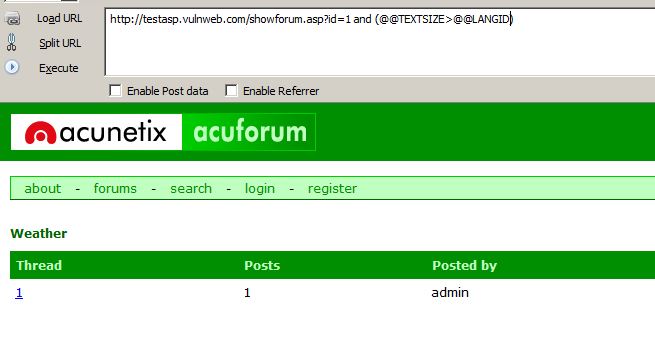 一个罕见的MSSQL注入漏洞案例