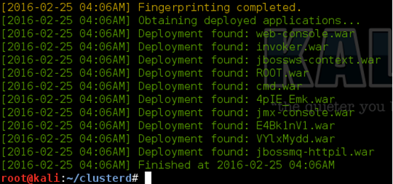 Clusterd：专门渗透应用服务器的开源工具包