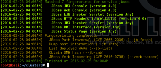 Clusterd：专门渗透应用服务器的开源工具包