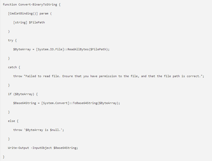 如何在PowerShell脚本中嵌入EXE文件