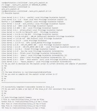 Linux本地自动提权脚本