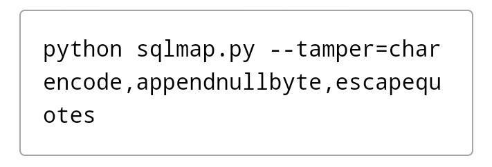 介绍sqlmap中的SQL注入filter逃逸