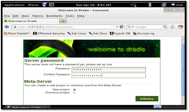 Dradis，Kali渗透测试报告生成器