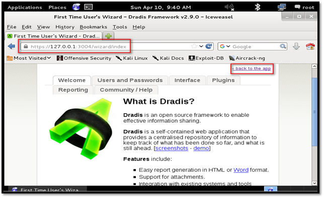 Dradis，Kali渗透测试报告生成器