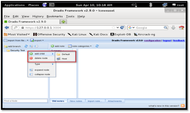 Dradis，Kali渗透测试报告生成器
