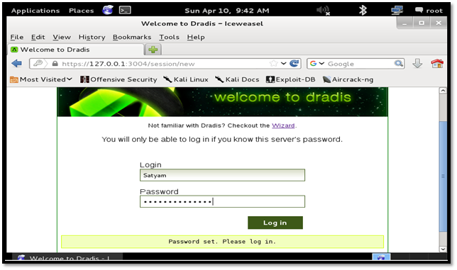 Dradis，Kali渗透测试报告生成器