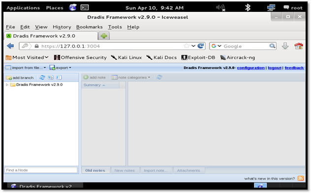 Dradis，Kali渗透测试报告生成器