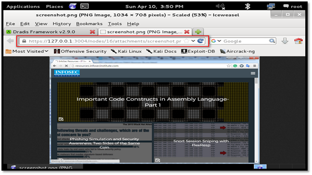 Dradis，Kali渗透测试报告生成器
