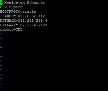 Linux篇—XenServer云主机添加多网卡