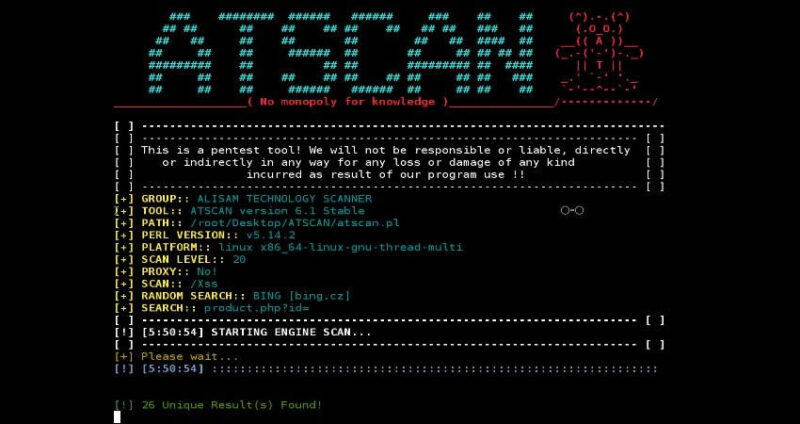 ATSCAN，功能强大的Perl脚本扫描器-华盟网