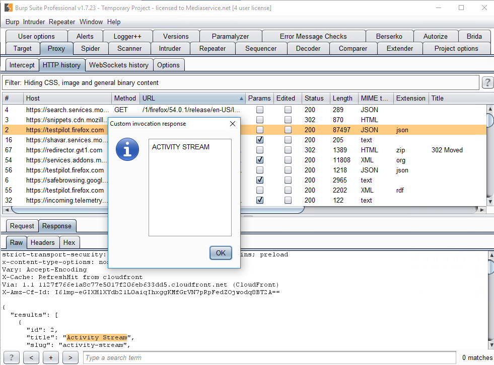 在非可编辑视图生成一个包含结果的消息框